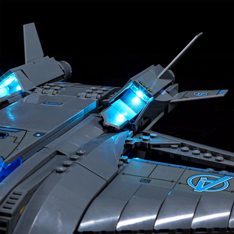 【Light Sets】Bricks LED Lighting 76248 Super heroes Marvel The Avengers Quinjet