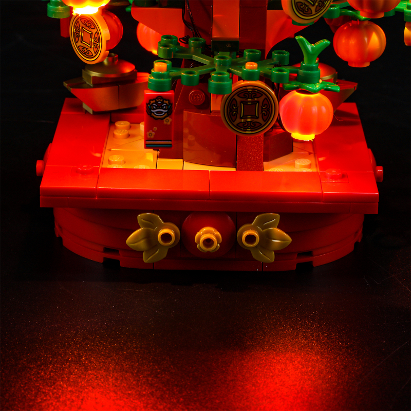 【Light Sets】Bricks LED Lighting 40648 Creator Seasonal Chinese Traditional Festivals Money Tree