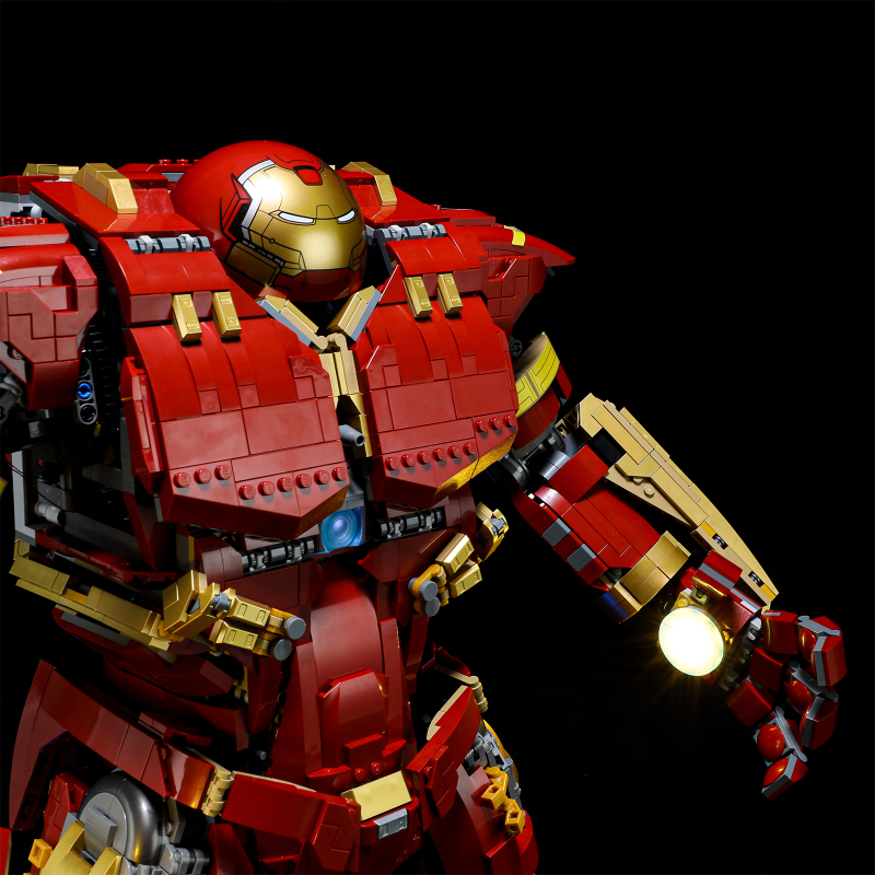 【Light Sets】Bricks LED Lighting 76210 Super heroes Marvel Hulkbuster