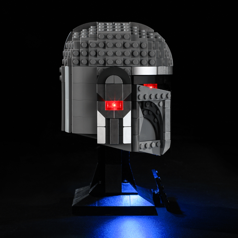 【Light Sets】Bricks LED Lighting 75328 Movie & Game Star Wars The Mandalorian Helmet