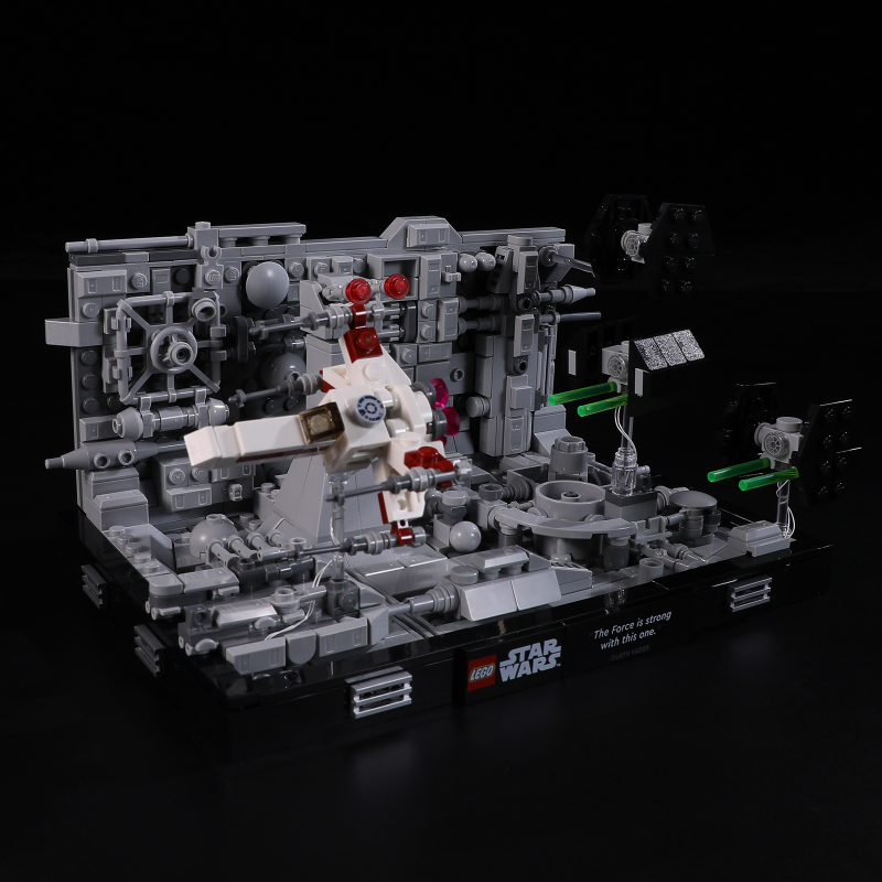 【Light Sets】Bricks LED Lighting 75329 Movie & Game Star Wars Death Star Trench Run Diorama