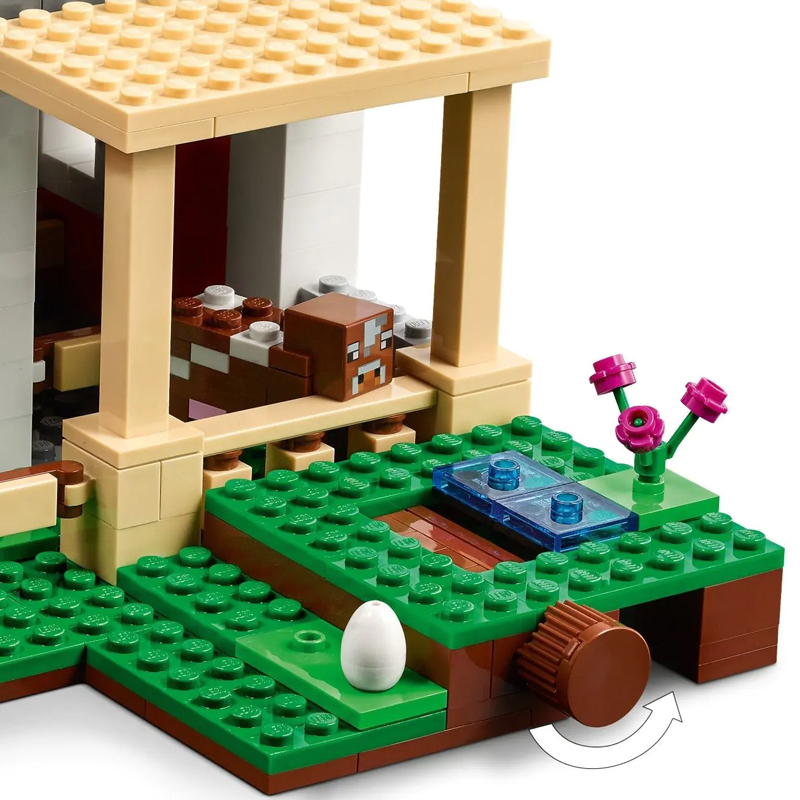 The Red Barn Minecraft 21187 Building Blocks 807±pcs Bricks Model Toys from China