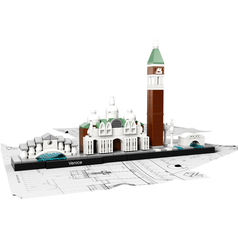 Architecture：Venice  Art and crafts 21026 Building Blocks 212±pcs Bricks Toys Model from China