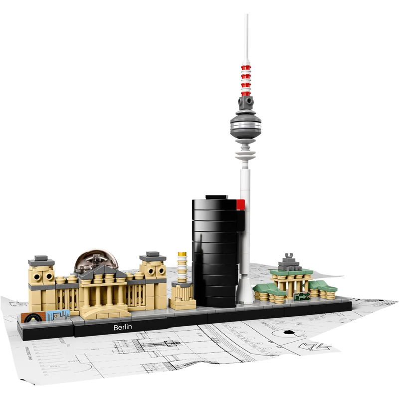 Architecture：Berlin Art and crafts 21027 Building Blocks 289±pcs Bricks Toys Model from China