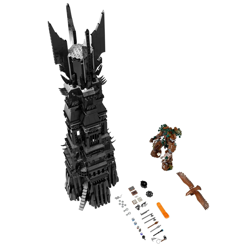 {With Light} Tower of Orthanc The Lord of the Rings 10237 Building Blocks 2359±pcs Bricks from China