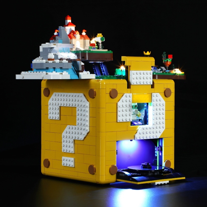 [Light Sets] LED Lighting Kit for Super Mario 64 Question Mark Block 71395