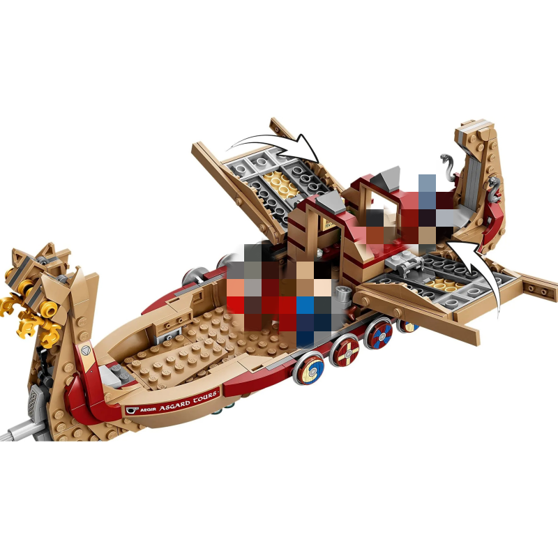 The Goat Boat Super heroes 76208
