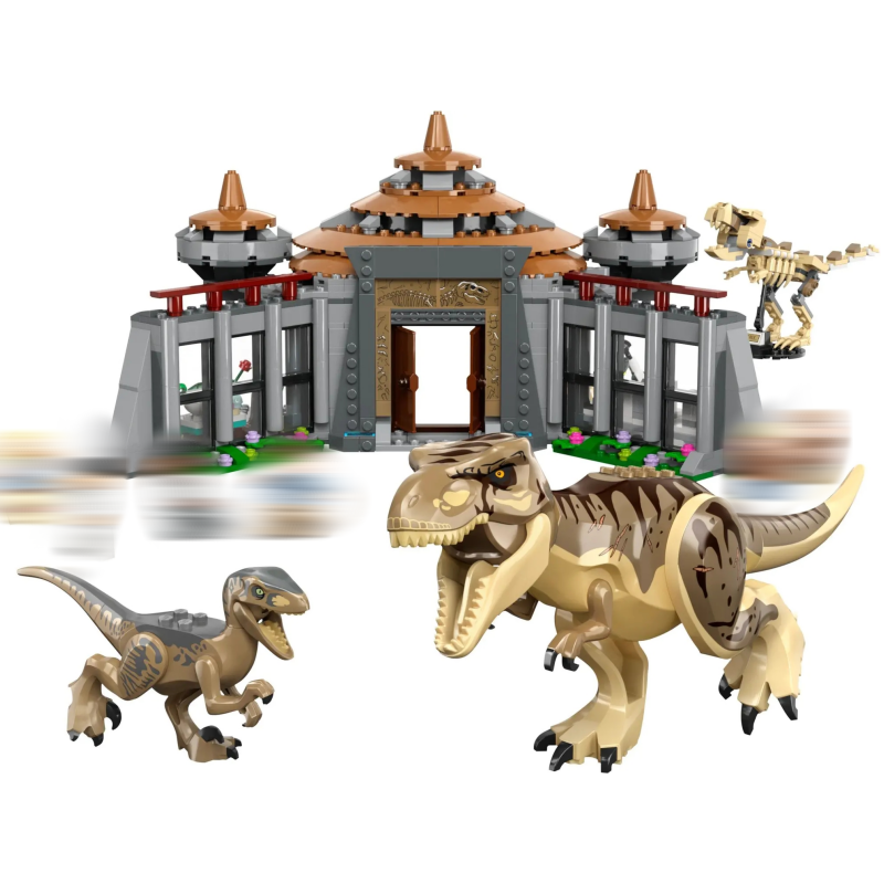 Visitor Centre: T. rex & Raptor Attack Movie & Game 76961
