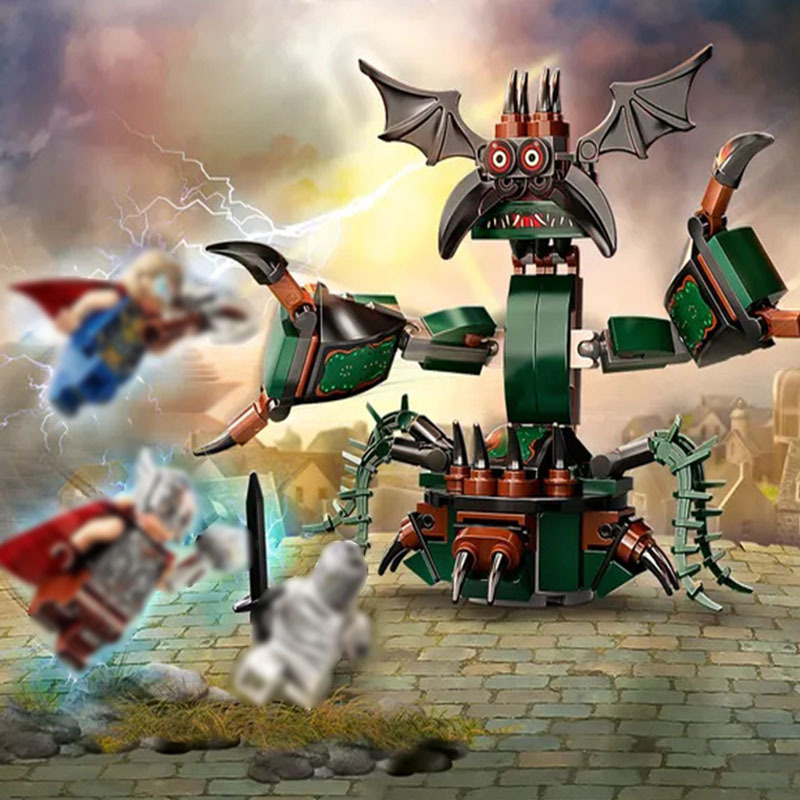 Attack on New Asgard Super Heroes 76207