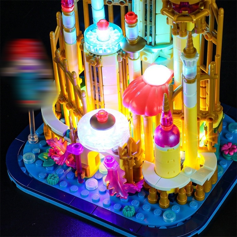 LED Lighting Kit for Mini Disney Ariel's Castle 40708
