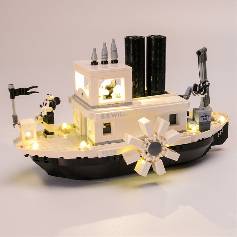 LED Lighting Kit for Steamboat Willie Ideas 21317