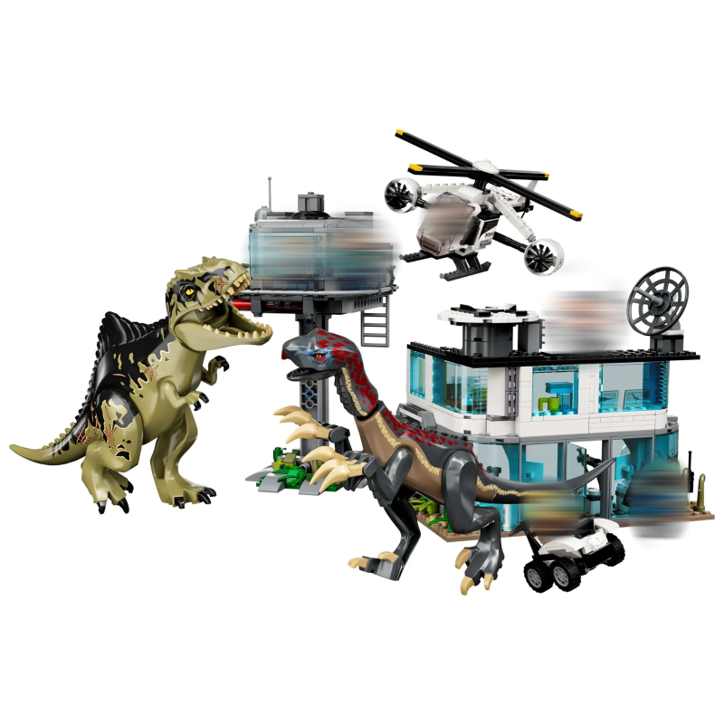 Giganotosaurus &amp; Therizinosaurus Attack Jurassic World 76949