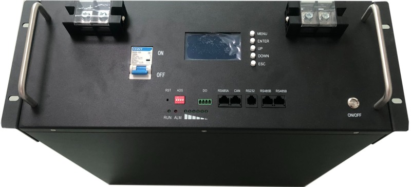 RisunPower Rack Stack Type 51.2V 200AH 10.24kWh 4U Residential Home Lithium LiFePO4 lithium ion batteries tower energy storage