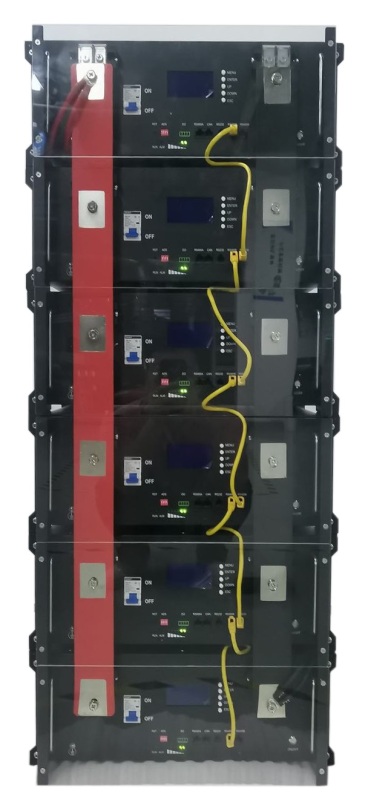 RisunPower Rack Stack Type 51.2V 200AH 10.24kWh 4U Residential Home Lithium LiFePO4 lithium ion batteries tower energy storage