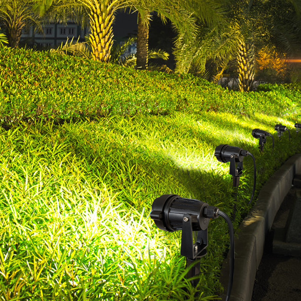 Waterproof Aluminum Outdoor LED Spike Garden Light ASSG2201-Asiatronics Set Lighting