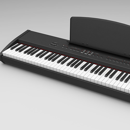 P-11: Electric Music Keyboard Digital Piano Portable, 88 Key, 64 Polyphony, Entry-level, Affordable