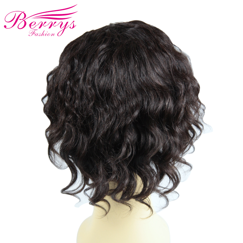 Brazilian Virgin Hair deep Wave Human Hair 4*4 Lace Closure Wig 100% Unprocessed Human Hair Berrys Fashion Hair Bob wigs