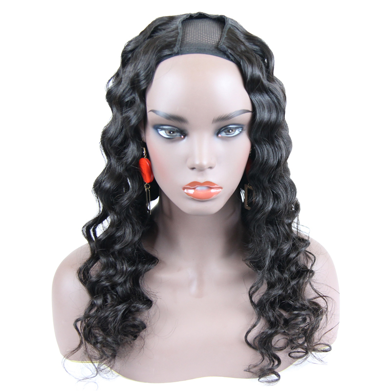 New Arrival Brazilian Loose Body Wave 100% Human hair 10-28 Natural Hairlin U Part Wig Berrys Fashion