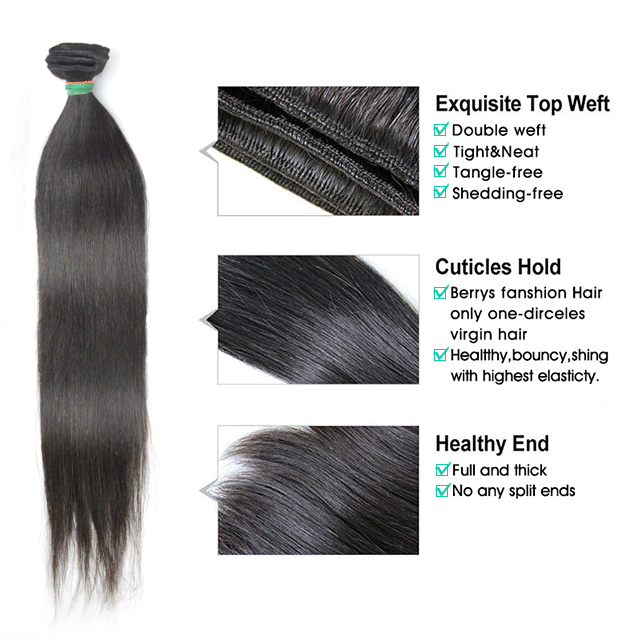 Straight/Body Wave Raw Hair High Quality ,New Arrival Hair 100% Virgin Human Hair, can Be Dyed, Bleached Berrys Fashion Raw Hair