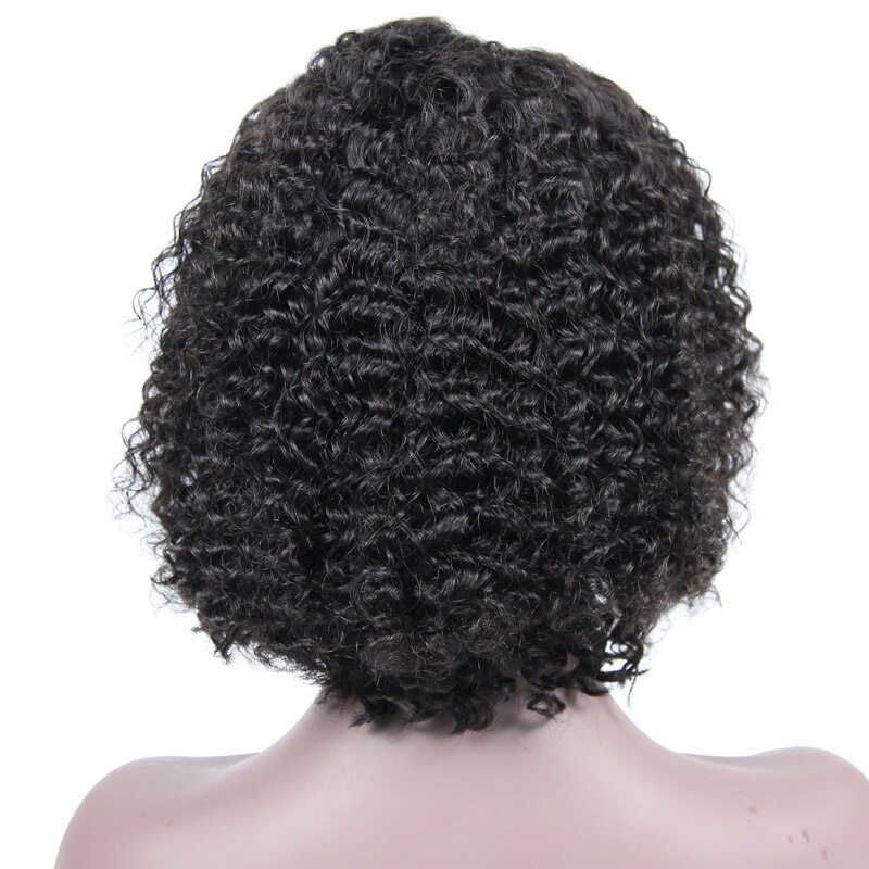 Bob Lace Front Wigs For Women Kinky Curly Lace Front Pre-Plucked Short Wig Brazilian Curly Human Hair Wigs Berrys Fashion