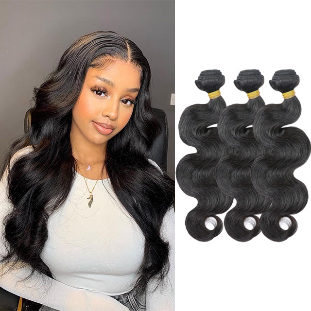 Maylaysian Body Wave Raw Hair Pcs Lot With High Quality Virgin