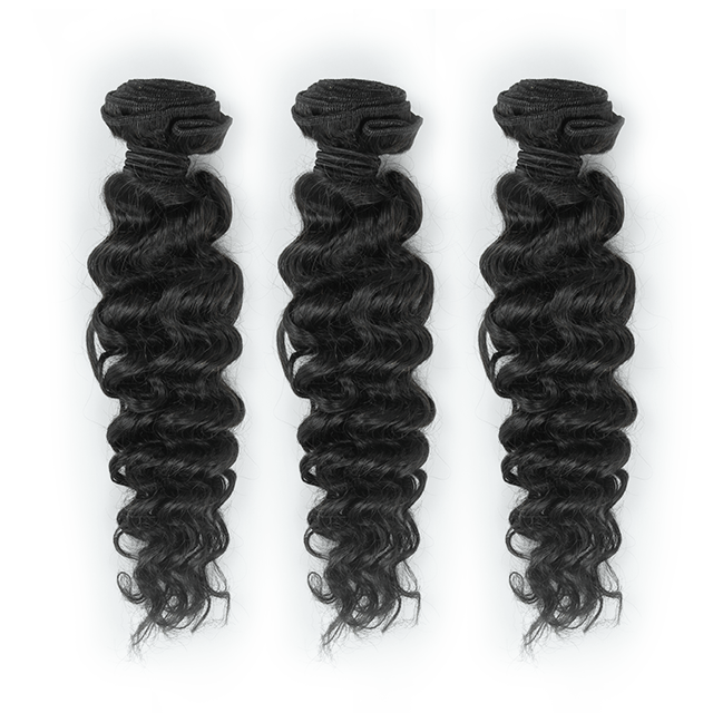 Berrysfashion Hair Atlanta New Store Mix Donors Human Virgin Hair 3pcs Bundles Deep Wave -Fast Shipping Hair