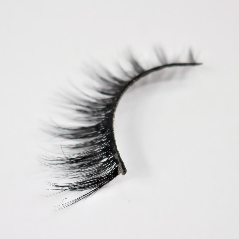 Berrysfashion New Style Private Label Korean Soft Lashes Super Fluffy 25mm 3D Faux Mink False Eyelash