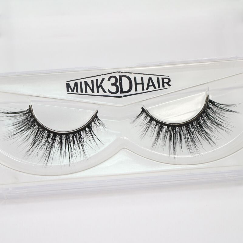 Berrysfashion New Style Private Label Korean Soft Lashes Super Fluffy 25mm 3D Faux Mink False Eyelash