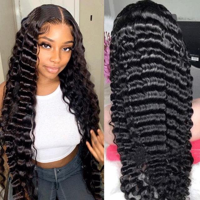 HD /Transparent Single Donor Raw Hair 5x5 Loose Wave Closure Wigs 10-30inch Berrys Fashion Hair