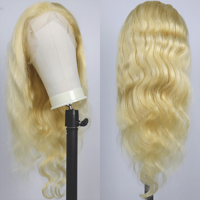 HD/Transparent 613 Blonde Body Wave 5x5 Closure Wig Lace Closure Wig Human Hair Wig Pre Plucked Brazilian Virgin Hair Wig