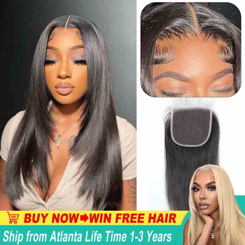 10-20inch Straight 4x4 HD Lace Closure