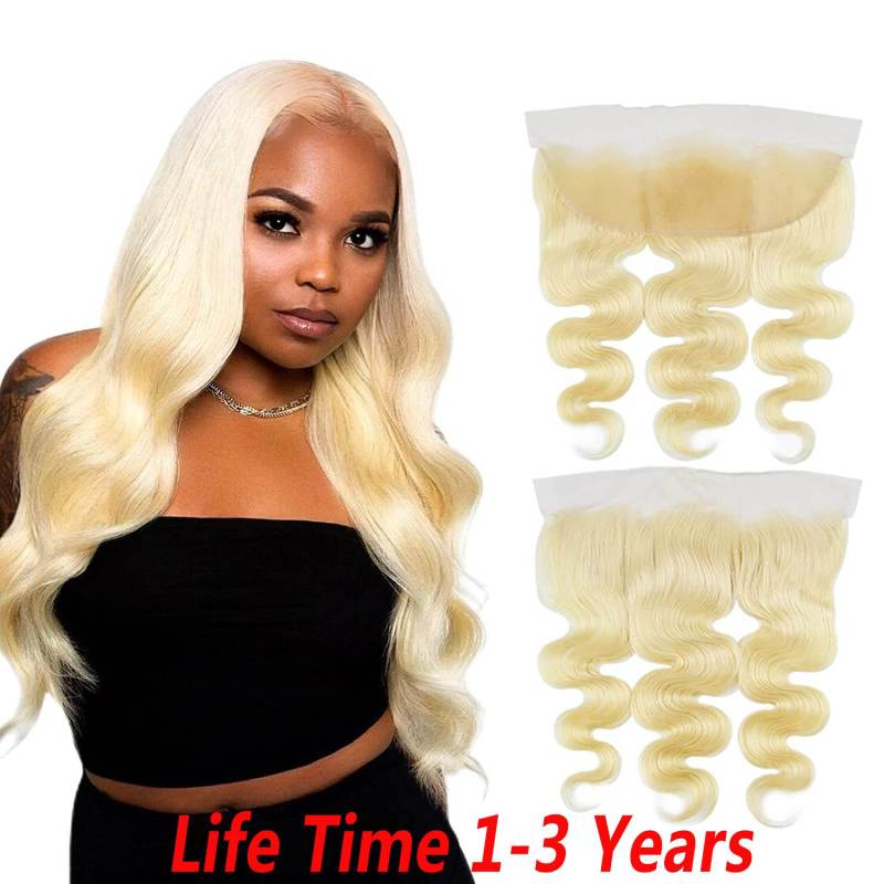 613 Blonde Body Wave Closure Frontal HD Lace