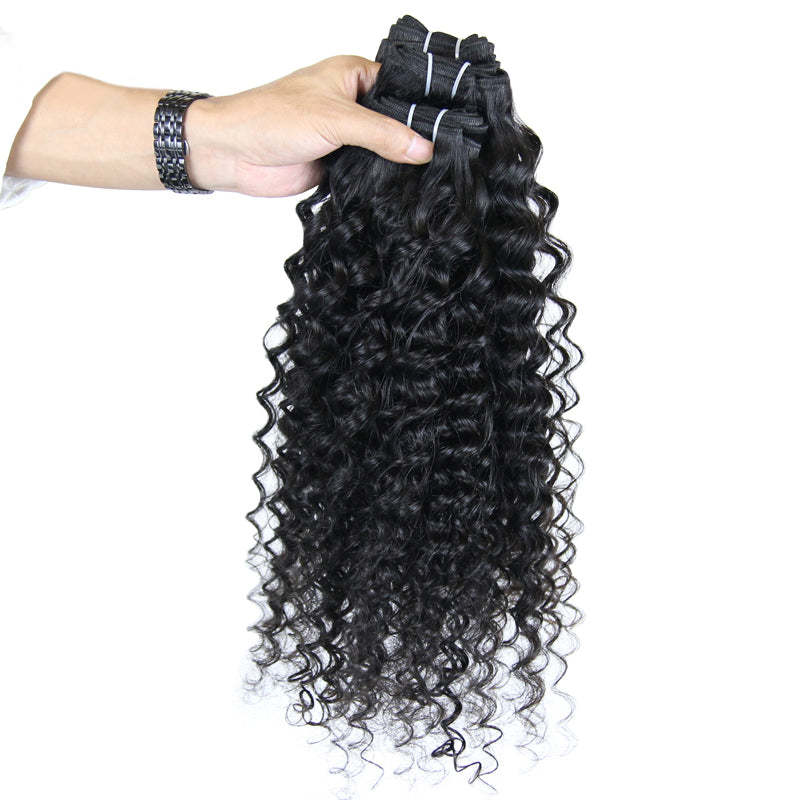 3pcs Virgin Hair Deep Wave Bundles 100% Human Hair Extensions