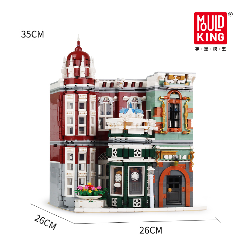 MouldKing 16005  MOC Street View Creator Series Antique Collection Shop Building Blocks Bricks For Children Toys Gifts from China