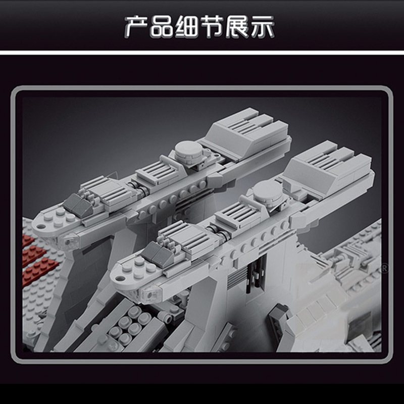 MouldKing 21005 Star Plan Series Veneto-Assault Cruiser Building Blocks 6685pcs Bricks MOC-0694 Toy From China