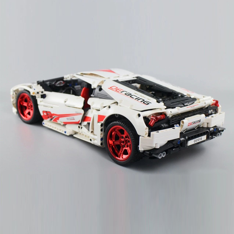 CaDa C61018 Lambor Ghinied Huracan LP 610 Super-Car Building Blocks 1696pcs Bricks Toy Ship From Europe 3-7 Days Delivery (With Motor)