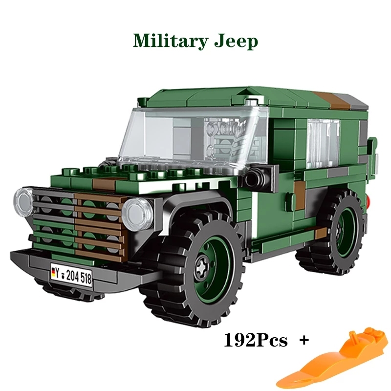XINGBAO 06041 Moc Military 1:30 Lkw Leicht Wolf Gl Car Building Blocks 192pcs Bricks Toys From China.