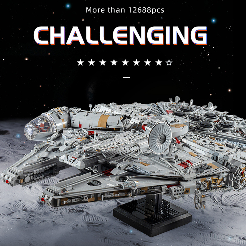 Mould King 21026 Star Wars Millennium Falcon ROTJ (Mark II) Building Blocks 12688pcs Bricks From China Delivery.