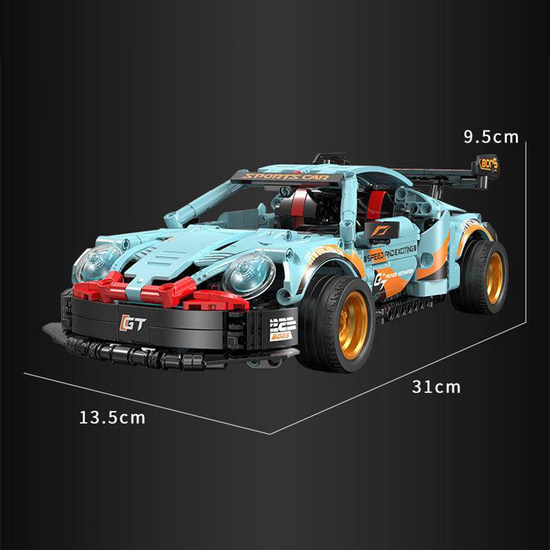 XINGBAO 21011 Moc Technic Remote Control GT911 Racing Car Building Blocks 812pcs Bricks Toys from China Delivery.