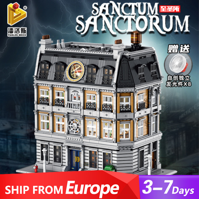 Panlos 613001 MOC Super Heros Doctor Strange's Sanctum Sanctorum 6564pcs Building Blocks From Europe Delivery