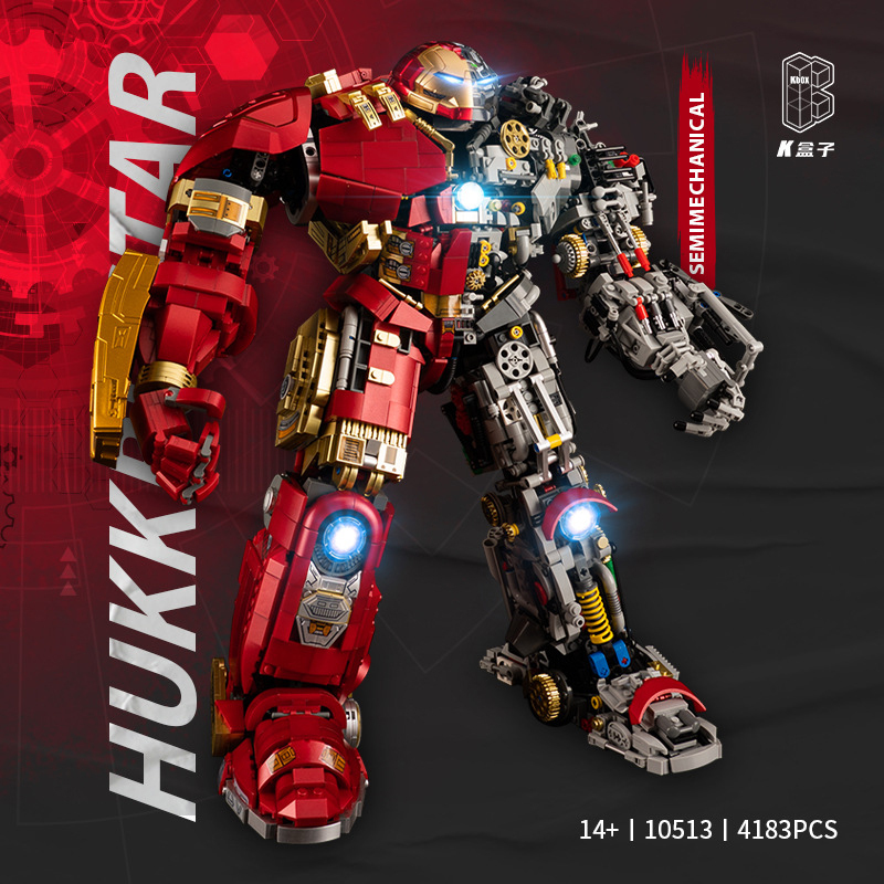 K box K10513 Super Heroes Marvel Hukkrustar MK44 Building Blocks 4183pcs Bricks Toys From China Delivery.