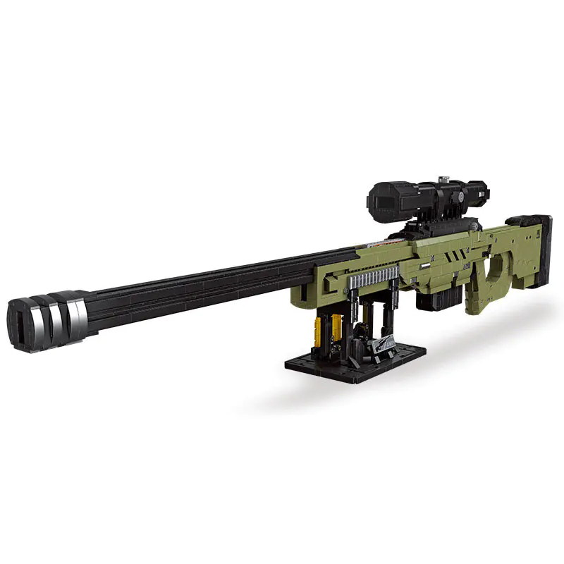 JIESTAR 58022 AWP Sniper Rifle Gun Military 2395±pcs Building Block Brick Toy from China
