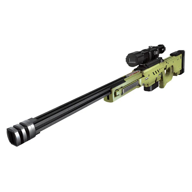 JIESTAR 58022 AWP Sniper Rifle Gun Military 2395±pcs Building Block Brick Toy from China