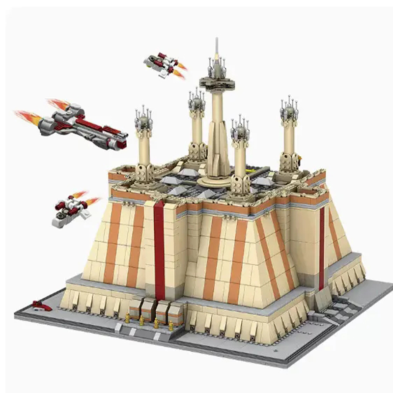 Mould King 21036 Movie & Game Star Wars Jedi Temple Building Blocks 3745±pcs Bricks from China.