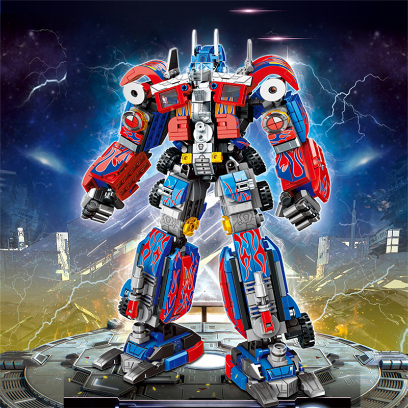 LW7013 Movie & Game Optimus Prime Deformation Robot Building Blocks 813±pcs Bricks from China.