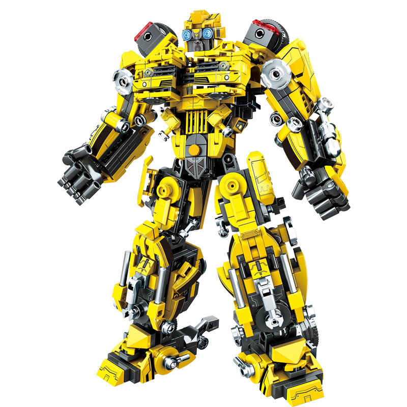 LW7014 Movie & Game Bumblebee Robot Deformation Robot Building Blocks 792±pcs Bricks from China.