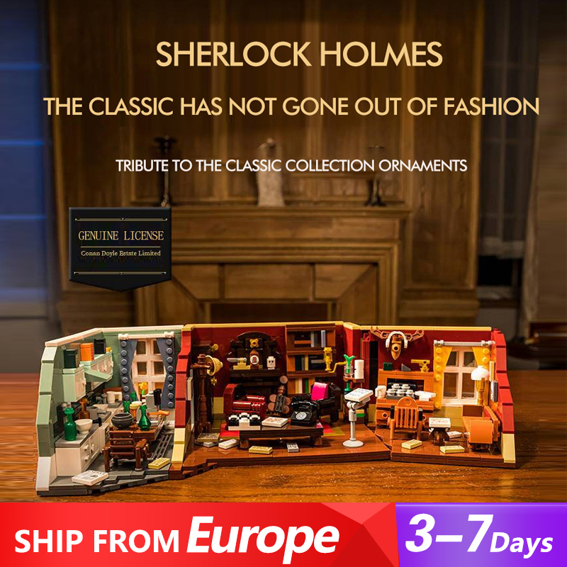 Pantasy 86218 Movie & Game Sherlock Holmes Apartment 221B Building Blocks ***±pcs Bricks from Europe 3-7 Days Delivery.
