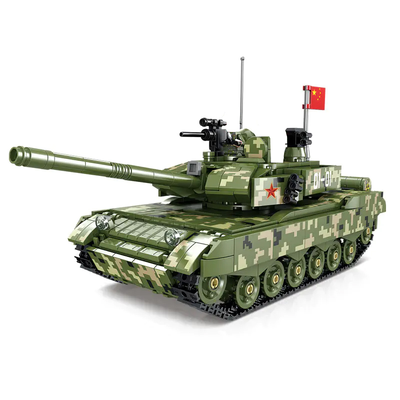 LWCK90001 Military Type 99 Main Battle Tank Buidling Blocks 945±pcs Bricks from China.