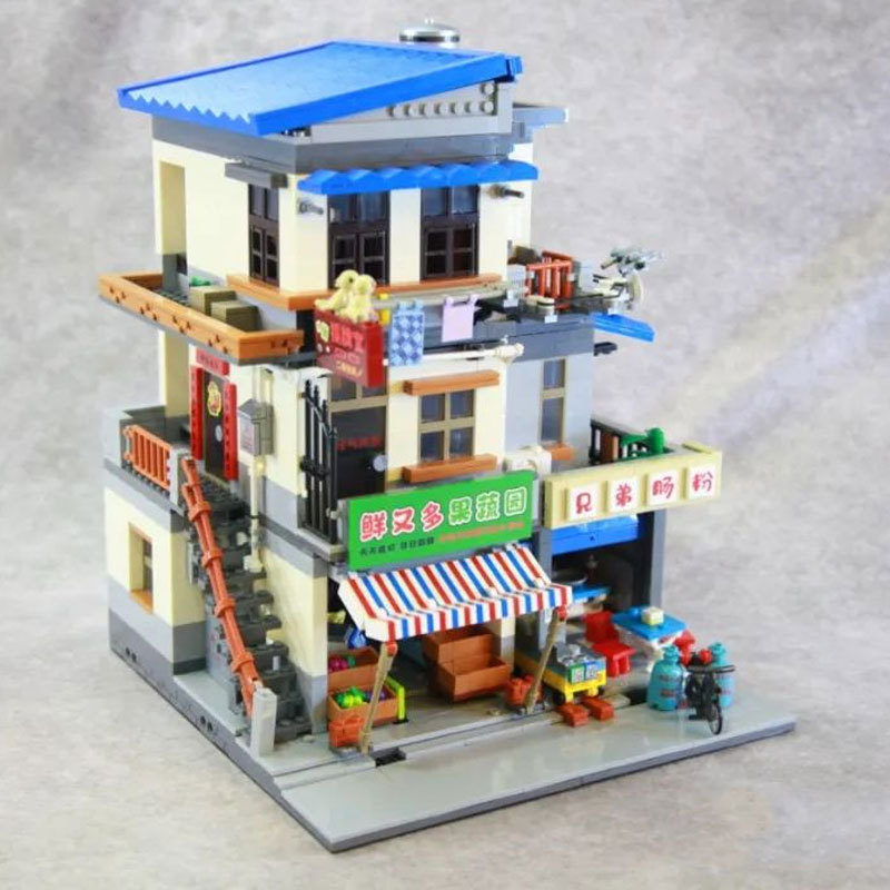 XINGBAO 01037 Creator Series Modular Buildings Breakfast Shop Building Blocks 3180pcs Bricks Toys Ship From China