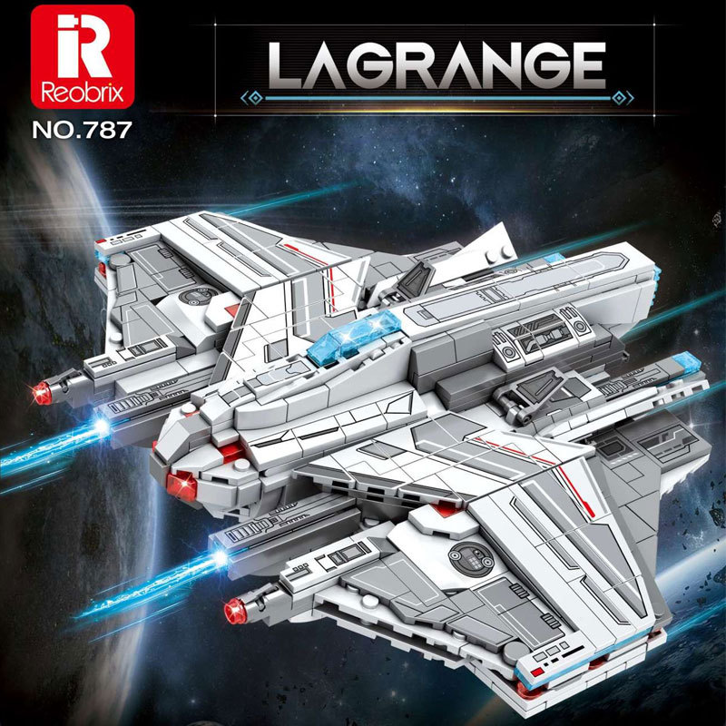 Reobrix 787 Star Wars Infinite Universe Lagrange Building Blocks 846pcs Bricks Toys Model Ship From China
